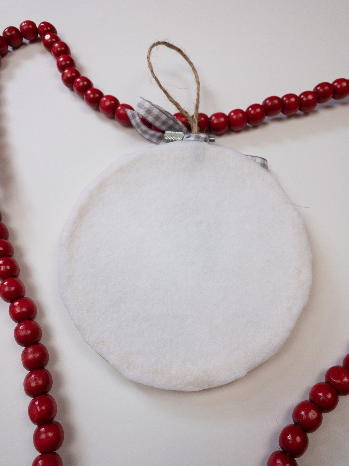 Hark Angel Ornaments, Christmas Ornaments, Embroidered Ornament