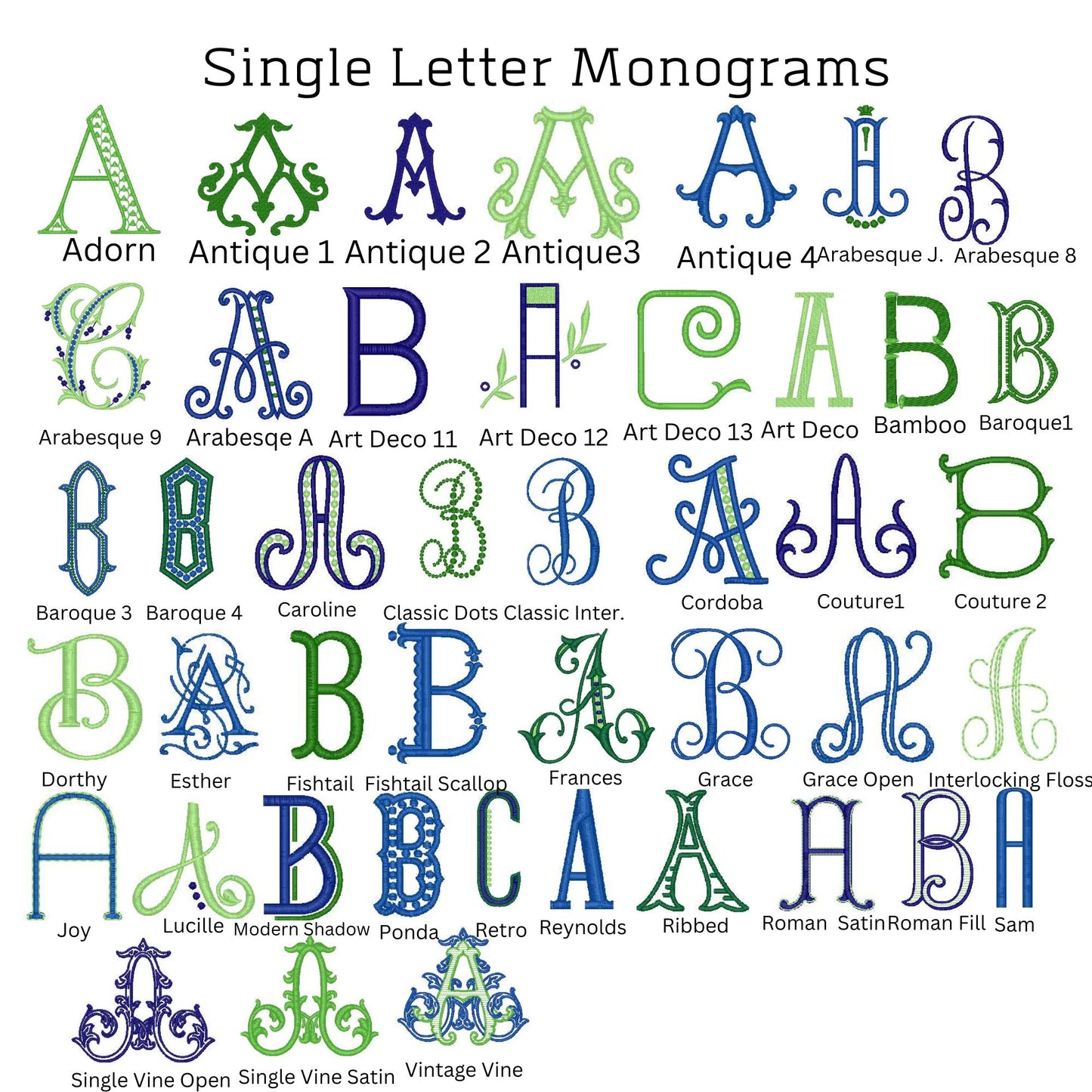 Single letter Monogrammed Cotton Hand Towel, Kitchen Towel, Guest Towel, Personalized Hand Towel